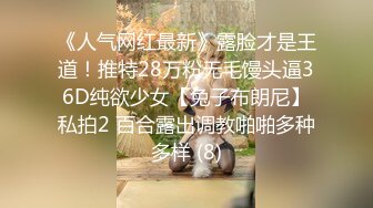 《人气网红最新》露脸才是王道！推特28万粉无毛馒头逼36D纯欲少女【兔子布朗尼】私拍2 百合露出调教啪啪多种多样 (8)